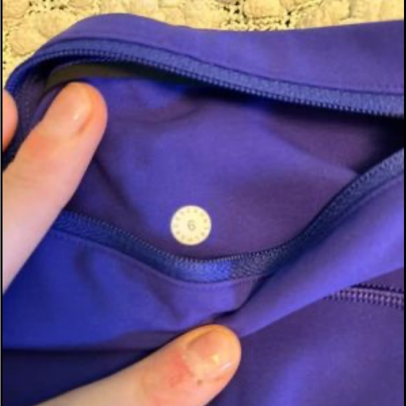 Lululemon speed up mid rise tight 28” lazurite - Picture 2 of 7